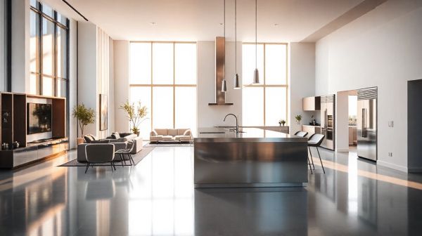 Découvrez comment l'inox transforme votre espace moderne